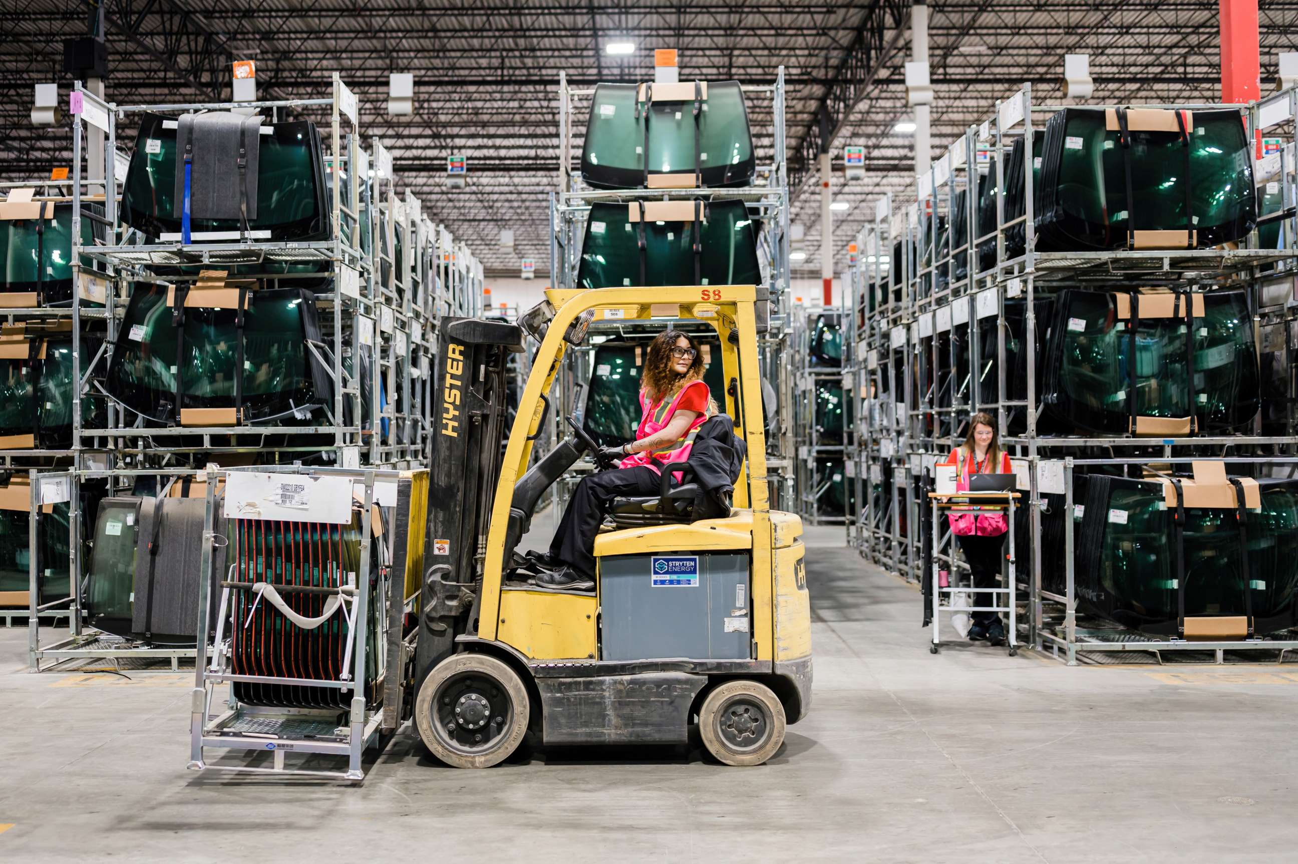 Warehouse colleague in distribution centre